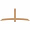 Ekena Millwork Bellingham Timber Gable Bracket, Western Red Cedar, 96"W x 40"H x 1 1/2"D x 5 1/2"F, 10/12 Pitch GBW096X40X0206BEL00SWR - alternate 1